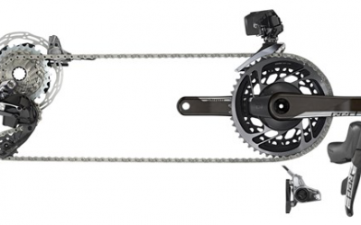 Sram Red 12-speed draadloos schakelen.