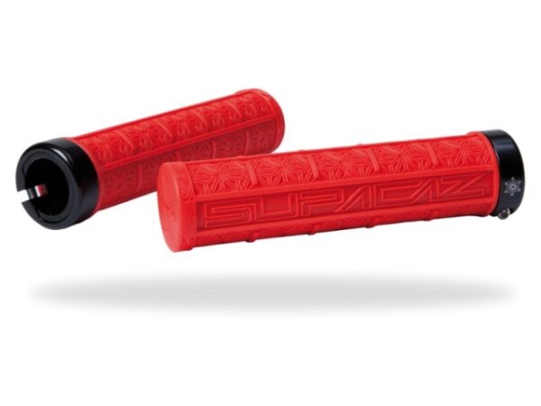 HANDVAT SUPACAZ GRIZIPS ROOD MET ZWARTE EN ZILVERE