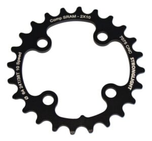 STRONGLIGHT MTB kettingblad Presentatieverpakking, 4-arm, voor 2x10-speed, 104/64mm