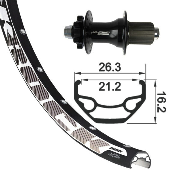 WIEL A 29 XLC RODI BLACK ROCK DB ZW 142/12