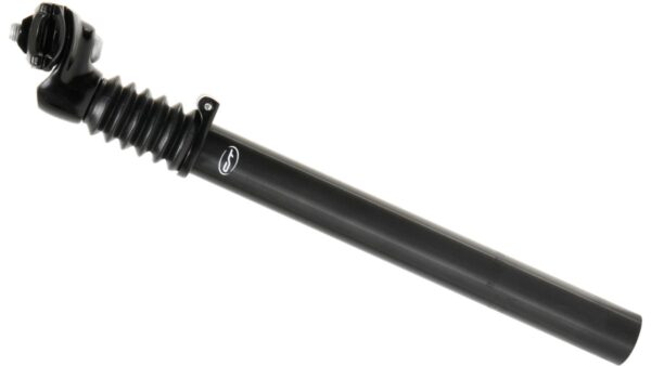 CONTEC verende patent-zadelpen Tour Presentatieverpakking, 40mm veerweg, stalen veer,