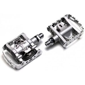 Pedalen Combi SPD M324 Zilver
