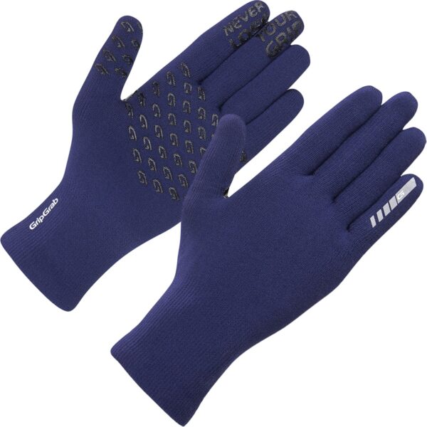 GripGrab Waterproof Knitted Thermal Glove Navy Blue XS/S