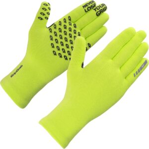 GripGrab Waterproof Knitted Thermal Glove Yellow Hi-Vis M/L
