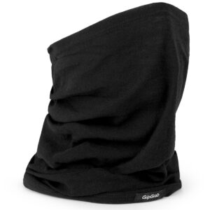 Multifunctional Merino Neck Warmer Black