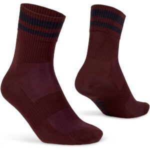 Original Stripes Crew Socks Dark Red L