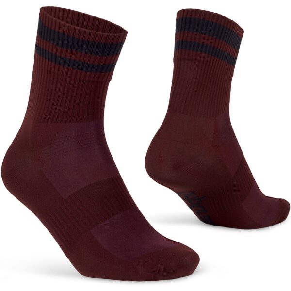 Original Stripes Crew Socks Dark Red L