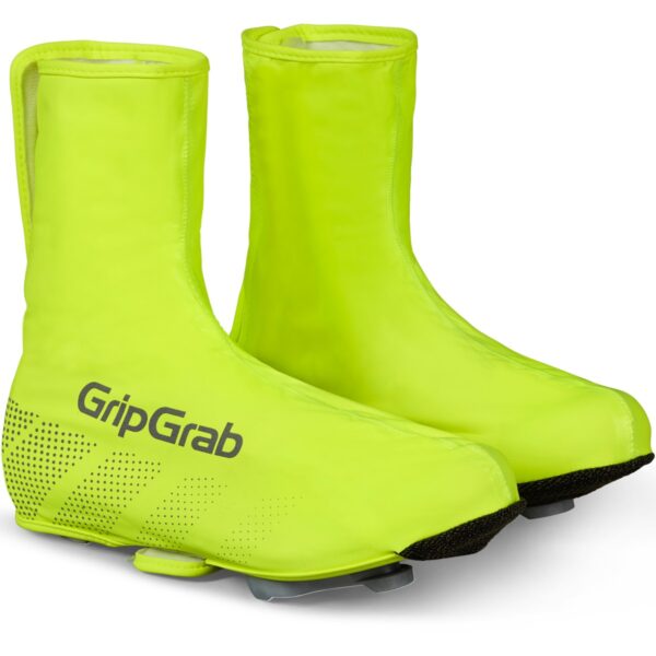 GripGrab Ride Waterproof Hi-Vis Shoe Cover Yellow Hi-Vis XL