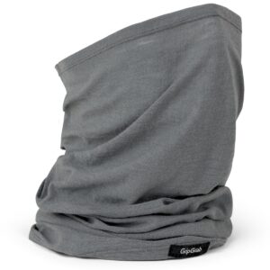 Multifunctional Merino Neck Warmer Grey (54-63 cm)