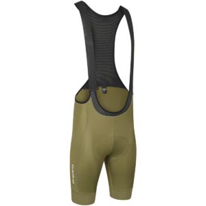 Endurance korte fietsbroek met bretels - Olive Green - XL