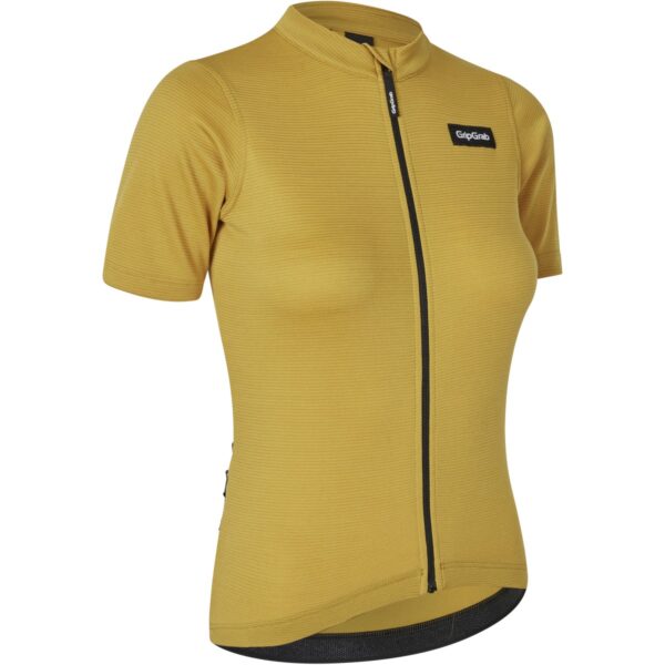 Gravelin Merinotech Short Sleeve Woman - Mustard Yellow - M