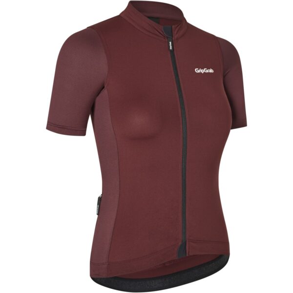 Ride Women's Short Sleeve Jersey- Dark Red - M