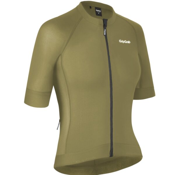 Pace Women's Short Sleeve Jersey- Olive Green - L