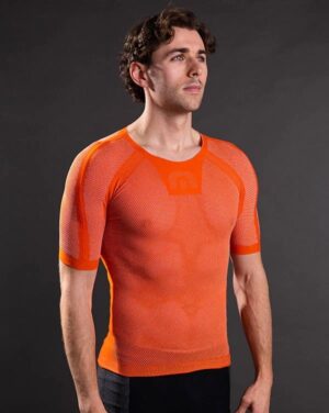 Drynamo BaseLayer Short Sleeve Men Orange L/XL
