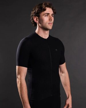 Woven Air Short Sleeve Jersey Black M
