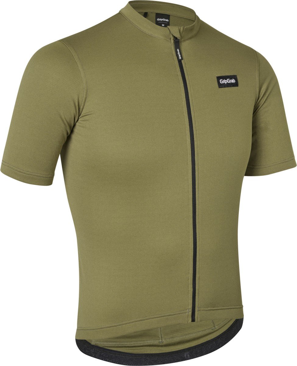 Gravelin Merinotech Short Sleeve - Olive Green - XL