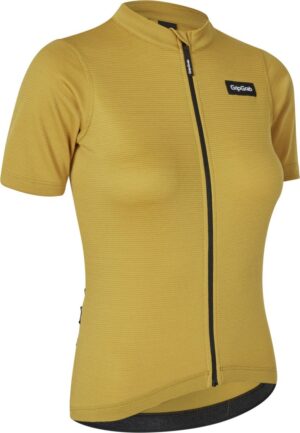 Gravelin Merinotech Short Sleeve Woman - Mustard Yellow - M