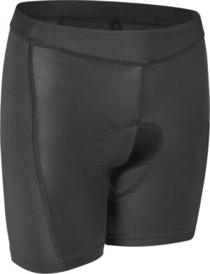Dames Fietsonderbroek met zeem - Black - M