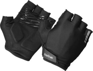 RIDE Padded Korte Vinger Zomer Handschoenen - Black - M/9