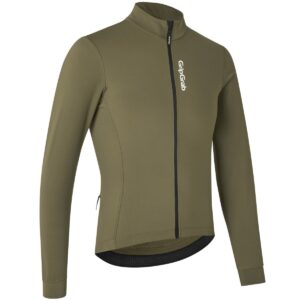 RIDE Thermal Long Sleeve Jersey Olive Green L