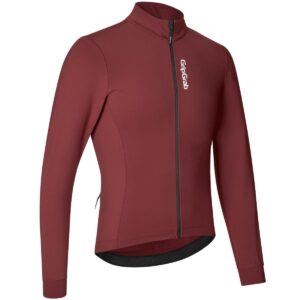 RIDE Thermal Long Sleeve Jersey Dark Red L