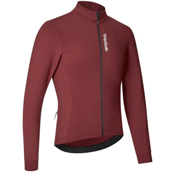 RIDE Thermal Long Sleeve Jersey Dark Red XL