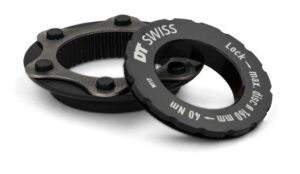 DT Center Lock Adapter Race 160mm 12mm Zwart
