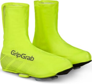 GripGrab Ride Waterproof Hi-Vis Shoe Cover Yellow Hi-Vis XL