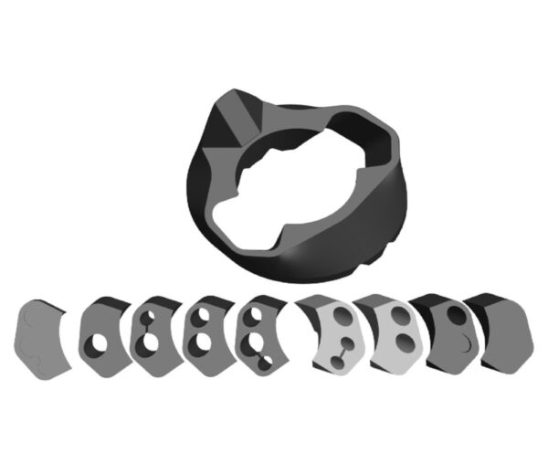 Colector SIC SPB HS02-05 Stack+Grommets
