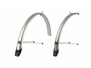 Polisport spatbordset towny 26" 46mm zilver