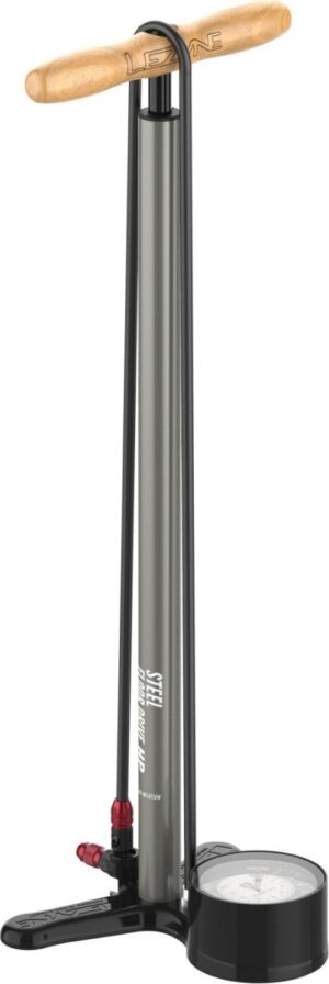 Floor Pump Steel Floor Drive 220psi - 15Bar Flat Grey