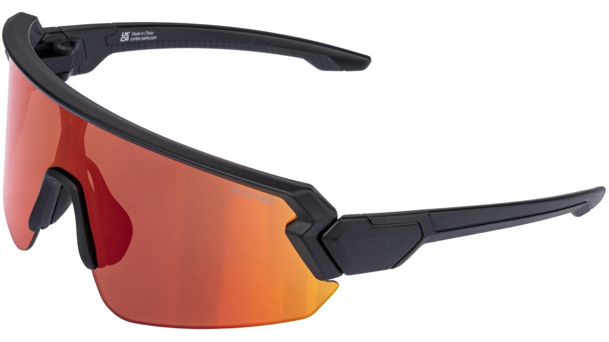 Contec Sportbril 'Rush Polarized' Black/Gold