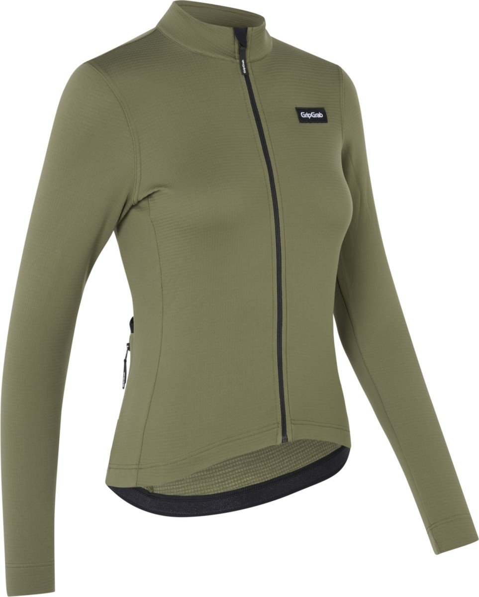 Women's Gravelin Merinotech Thermal LS Olive Green S