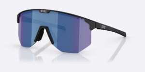 Bliz Hero Matte Black Frame - Blue Mirror Lens