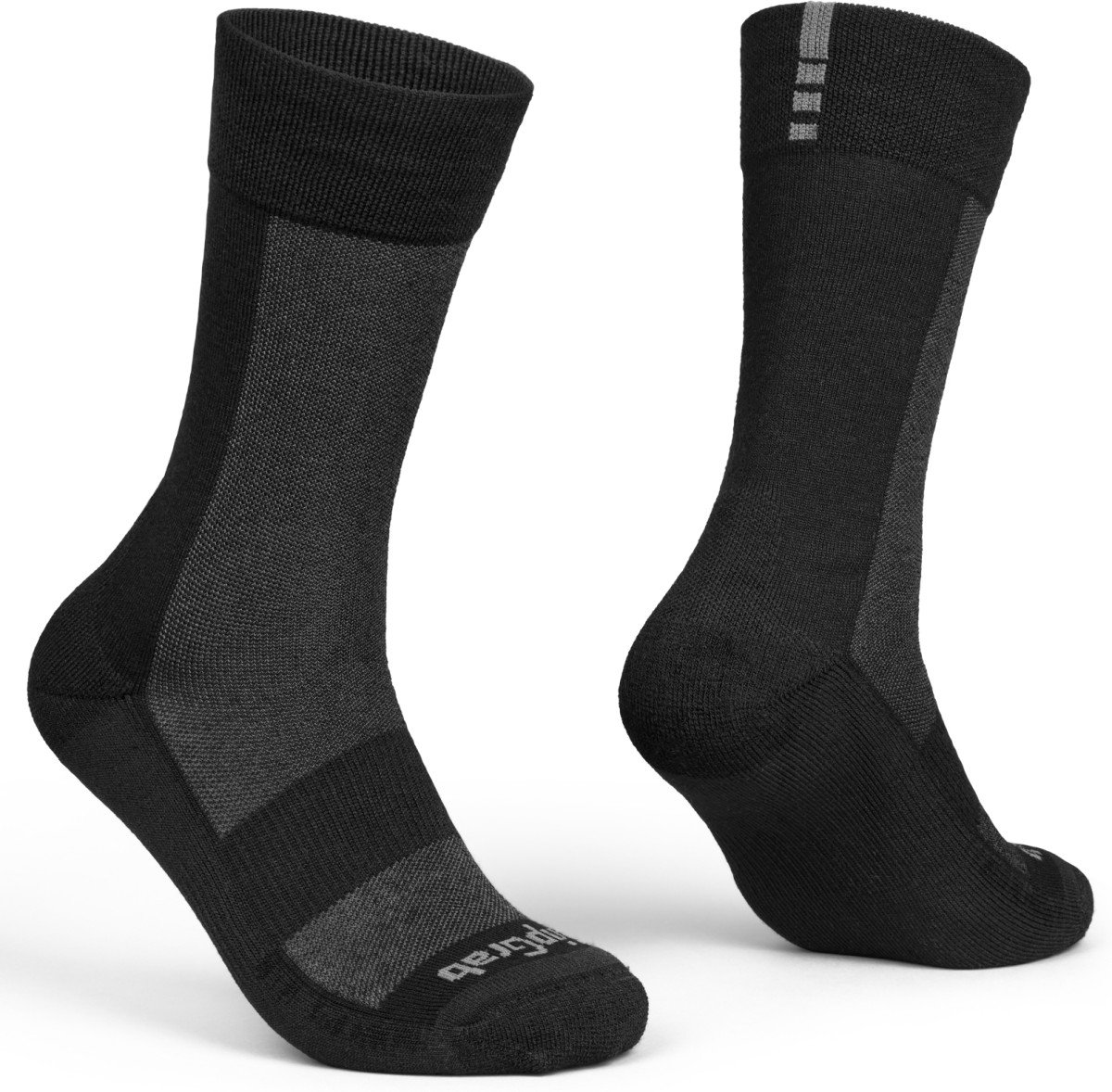Alpine Merino High Cut Winter Socks Black S 38-41