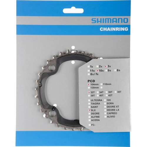 Shimano Kettingblad 32T AE 104mm 3x10sp - Afbeelding 2
