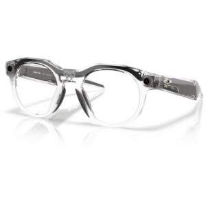 HSTN AI Glasses - Clear Frame - Transitions Grey Lens