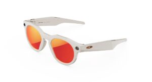 HSTN AI Glasses - Warm Grey Frame - Prizm Ruby Lens