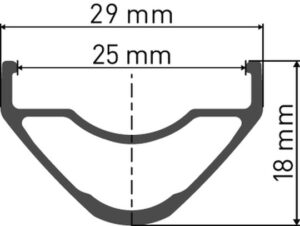 DT Swiss Voorwiel XR1700 Spline 25mm 110/15 DISC CL