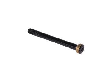 Axl Front, Road Thru-axle, 12x100mm, Bolt-on, 6mm Hex Head, M12x1.0px127.5mm, Black