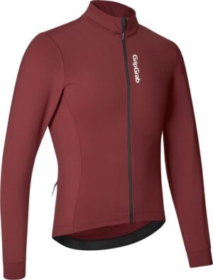 RIDE Thermal Long Sleeve Jersey Dark Red XL