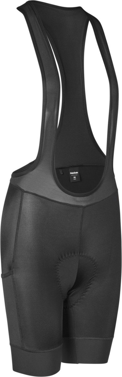 RIDE korte fietsbroek met bretels voor dames - Black - XL