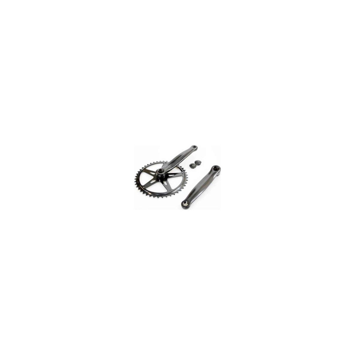 Lasco crankset spieloos 42t staal 1/8 zwart 170mm