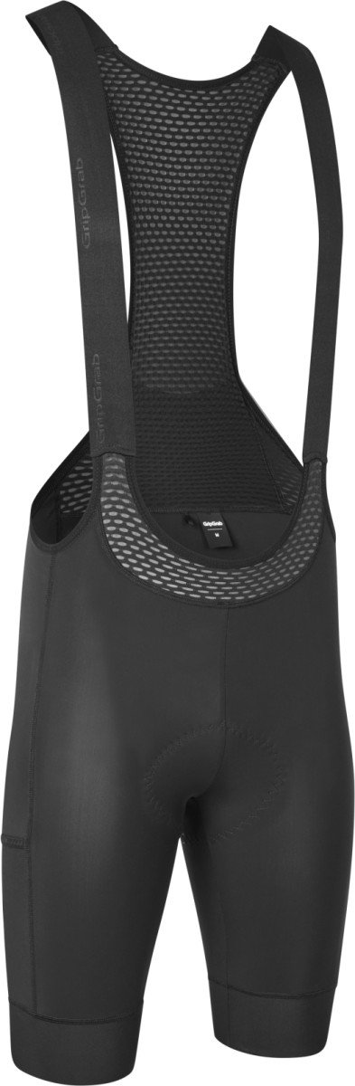 Adventure korte fietsbroek met bretels - Black - M