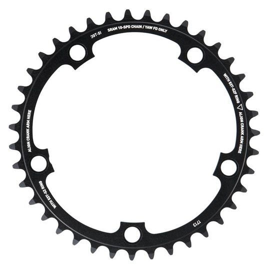 Kettingblad Sram Red/Force22 11V Steek 130 Blast Black 39T (licht gebruikt)